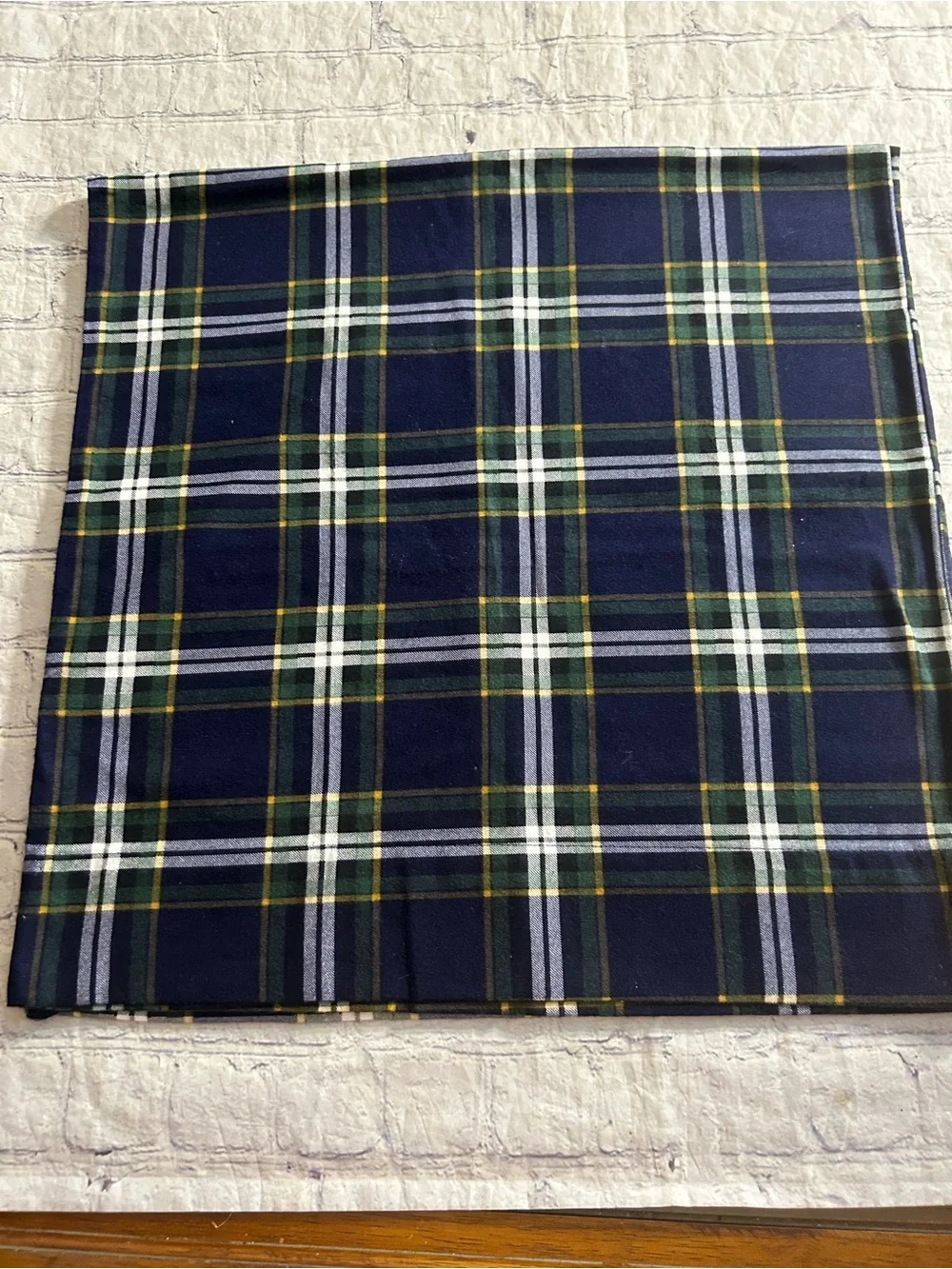 MARTHA STEWART COLLECTION FOR MACY’S 100% COTTON PLAID FLANNEL KING PILLOW CASES